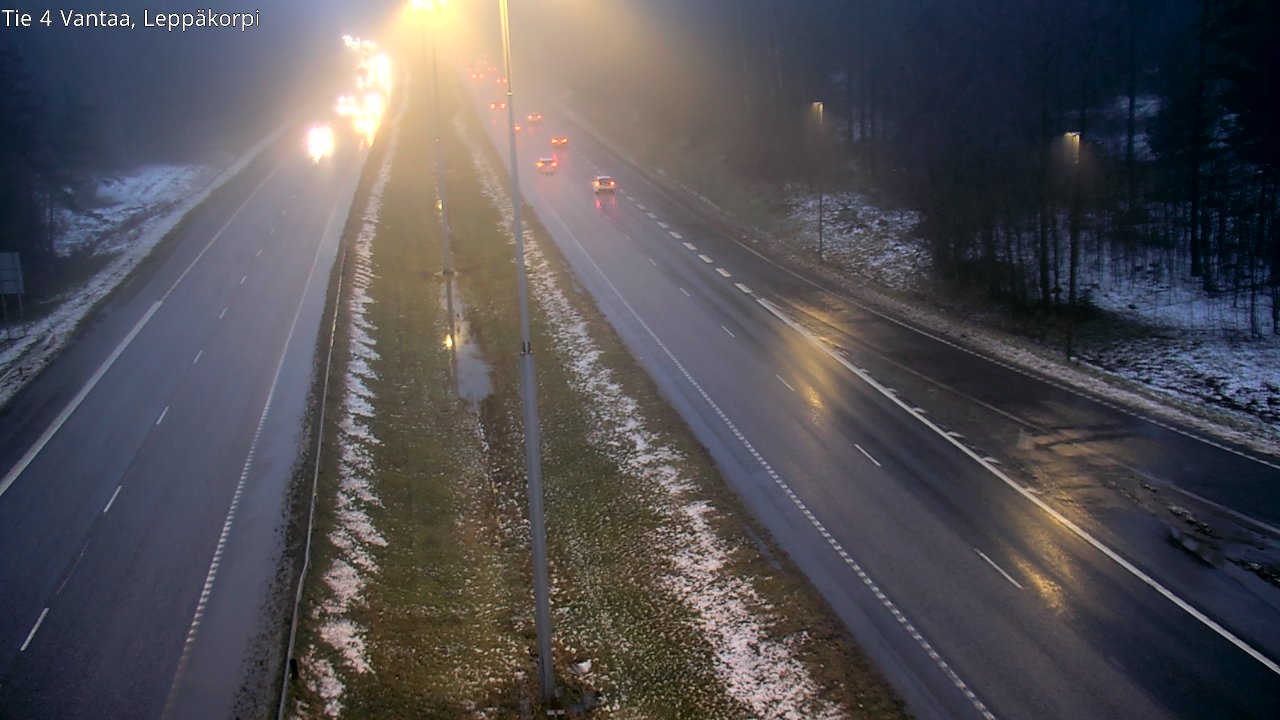 Weather Camera Image Väg 4 Vanda Alkärr, Vantaa, Uusimaa