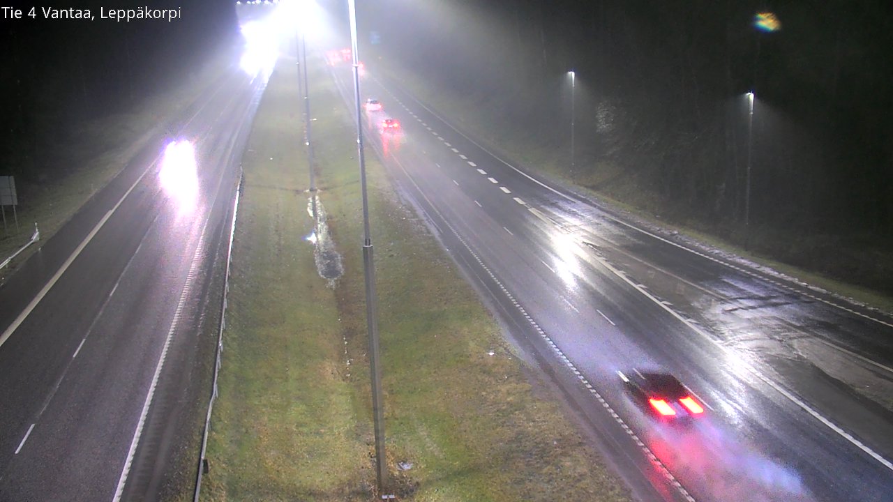 Weather Camera Image Väg 4 Vanda Alkärr, Vantaa, Uusimaa