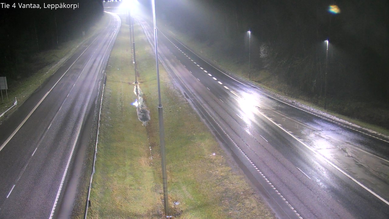 Weather Camera Image Väg 4 Vanda Alkärr, Vantaa, Uusimaa