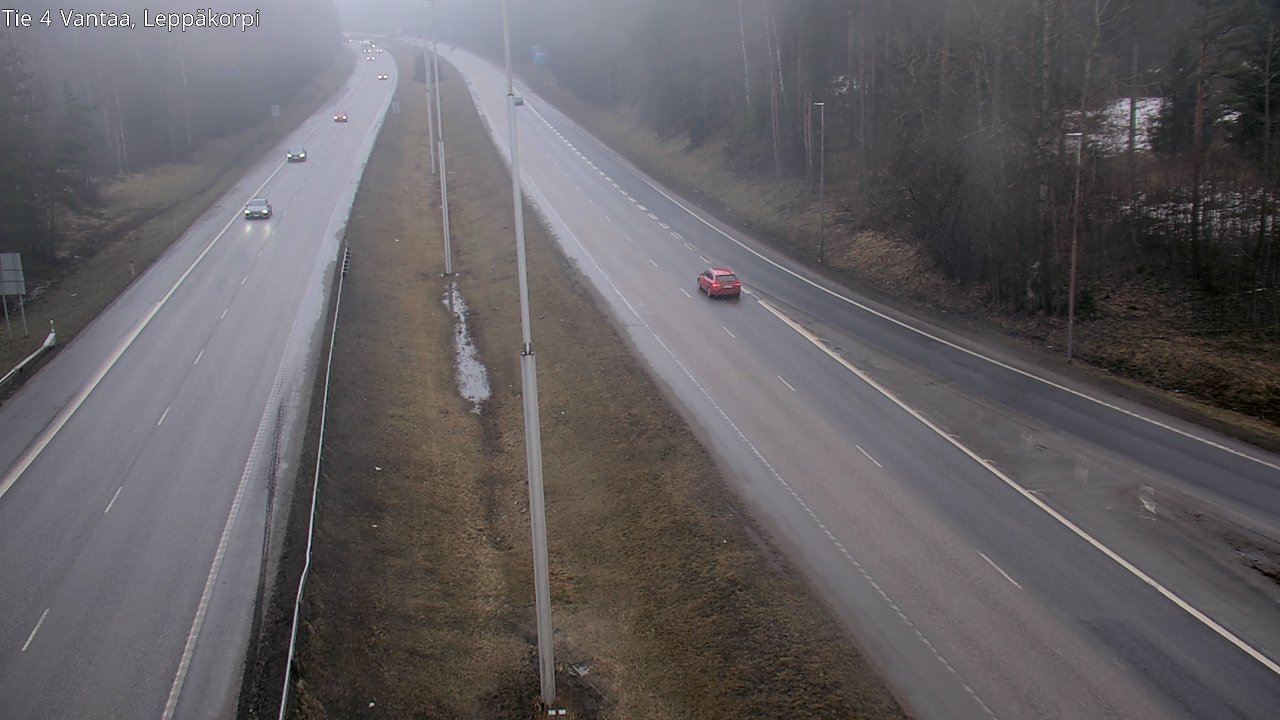 Weather Camera Image Road 4 Vantaa Leppäkorpi, Vantaa, Uusimaa