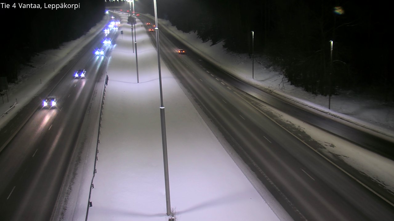 Weather Camera Image Road 4 Vantaa Leppäkorpi, Vantaa, Uusimaa