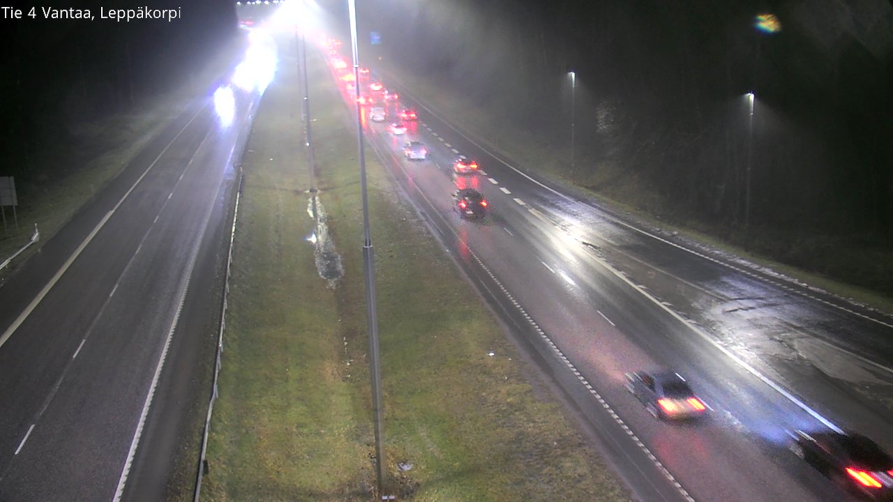 Weather Camera Image Väg 4 Vanda Alkärr, Vantaa, Uusimaa