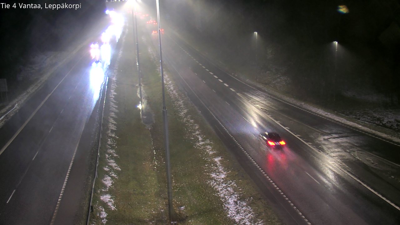 Weather Camera Image Väg 4 Vanda Alkärr, Vantaa, Uusimaa