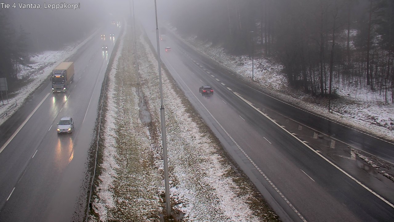 Weather Camera Image Väg 4 Vanda Alkärr, Vantaa, Uusimaa