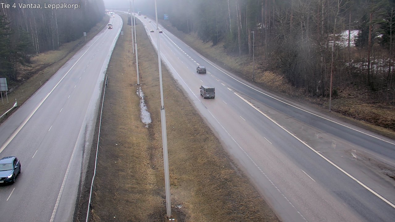 Weather Camera Image Road 4 Vantaa Leppäkorpi, Vantaa, Uusimaa