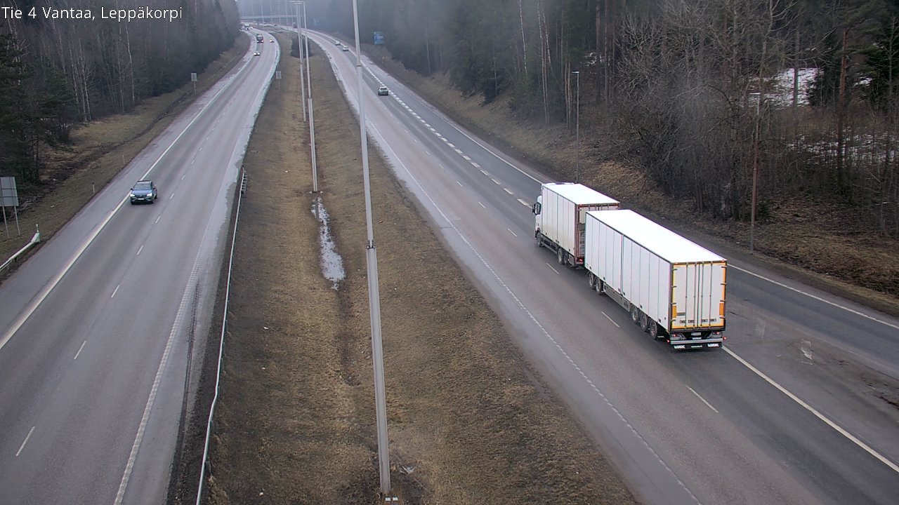 Weather Camera Image Road 4 Vantaa Leppäkorpi, Vantaa, Uusimaa