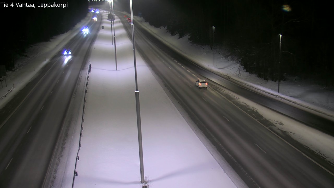 Weather Camera Image Road 4 Vantaa Leppäkorpi, Vantaa, Uusimaa