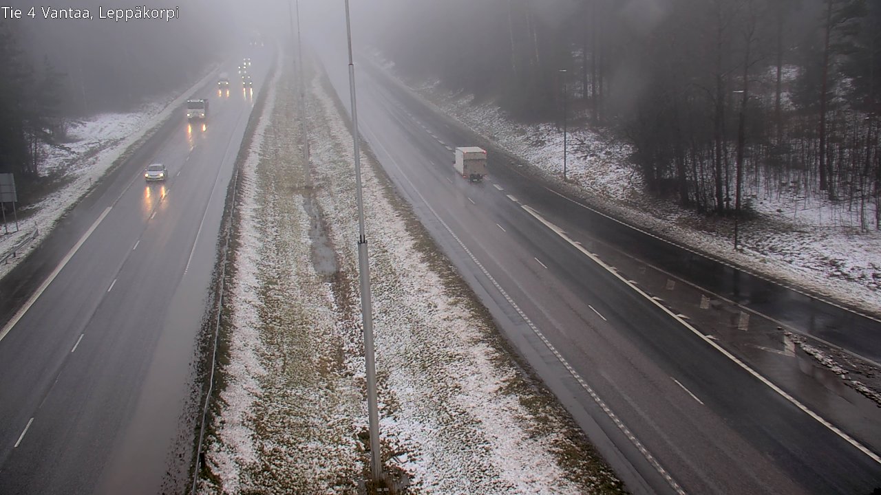 Weather Camera Image Väg 4 Vanda Alkärr, Vantaa, Uusimaa