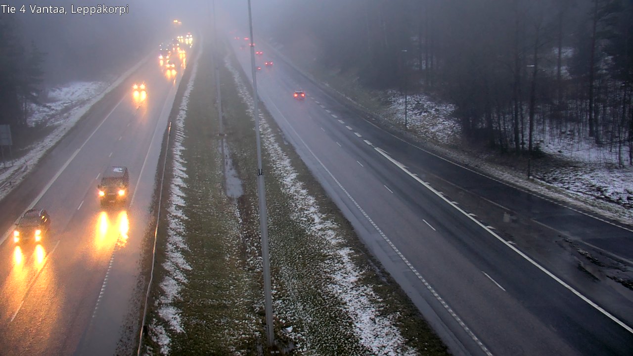Weather Camera Image Väg 4 Vanda Alkärr, Vantaa, Uusimaa
