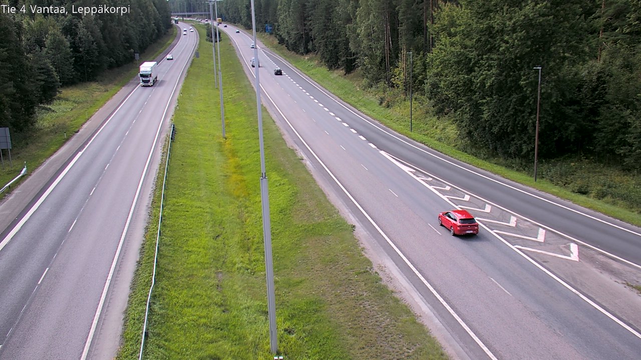 Weather Camera Image Road 4 Vantaa Leppäkorpi, Vantaa, Uusimaa