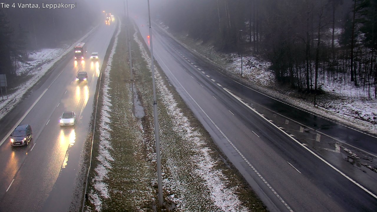 Weather Camera Image Väg 4 Vanda Alkärr, Vantaa, Uusimaa