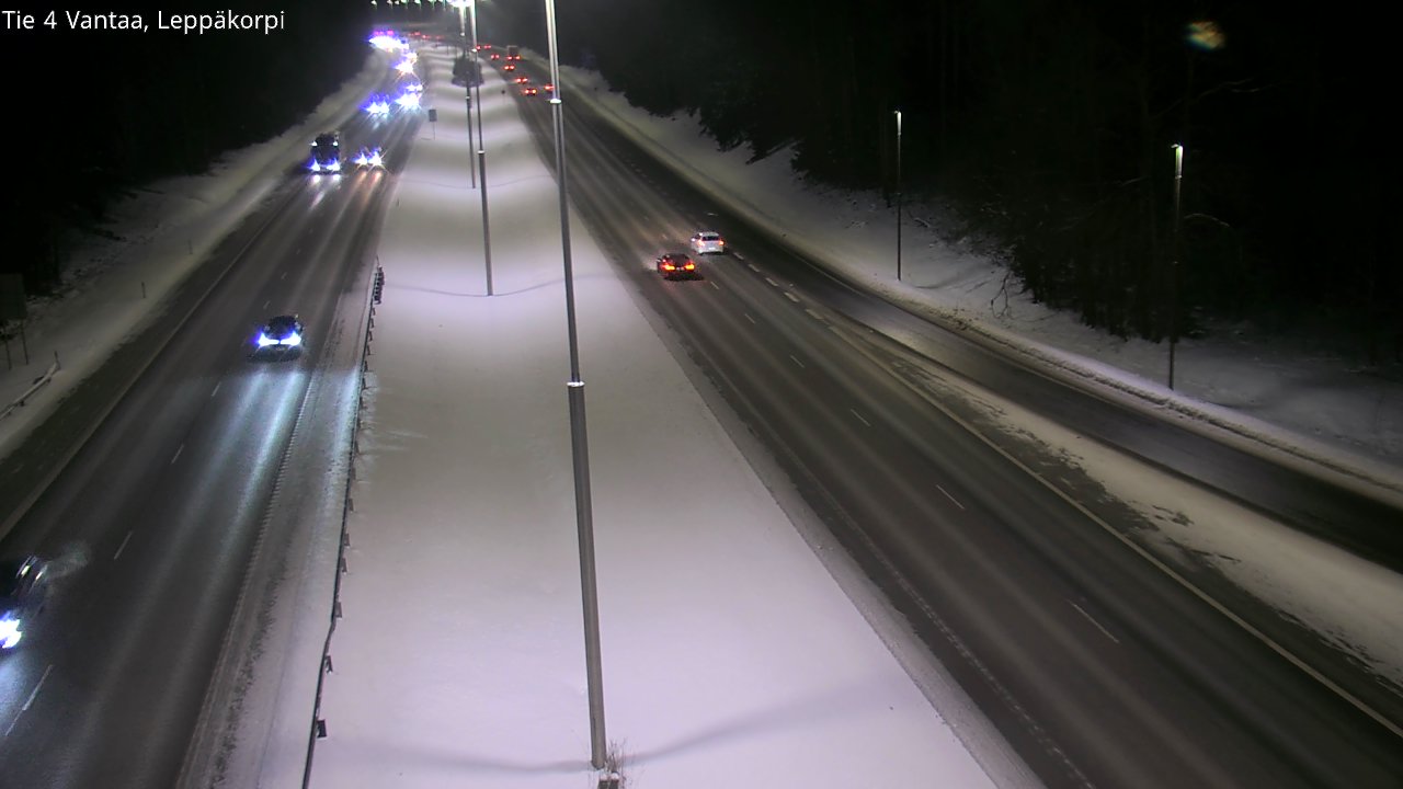 Weather Camera Image Road 4 Vantaa Leppäkorpi, Vantaa, Uusimaa