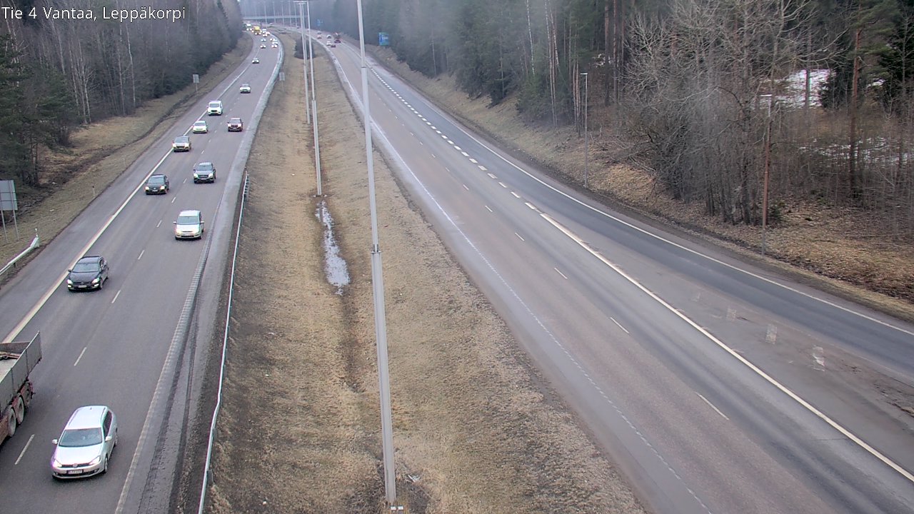 Weather Camera Image Road 4 Vantaa Leppäkorpi, Vantaa, Uusimaa