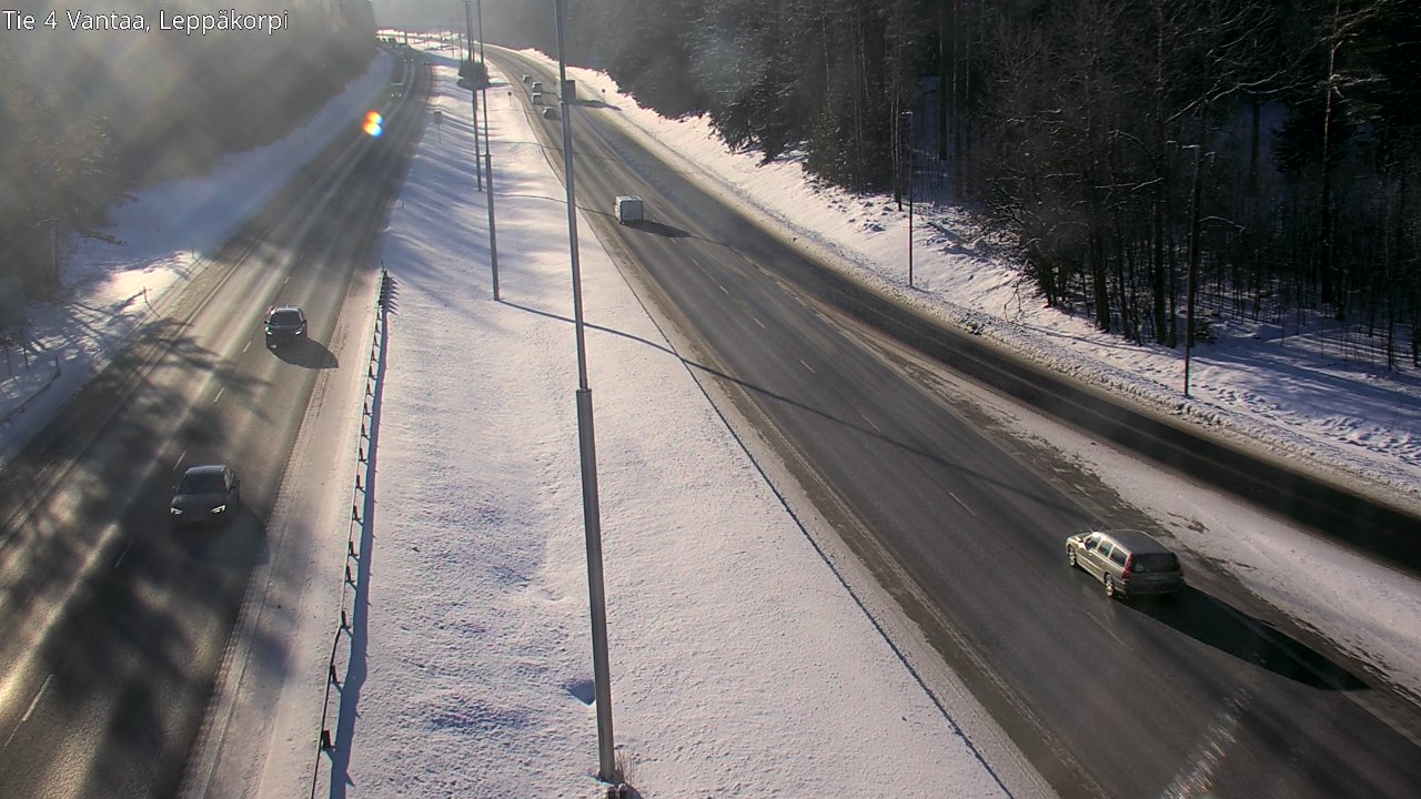 Weather Camera Image Road 4 Vantaa Leppäkorpi, Vantaa, Uusimaa