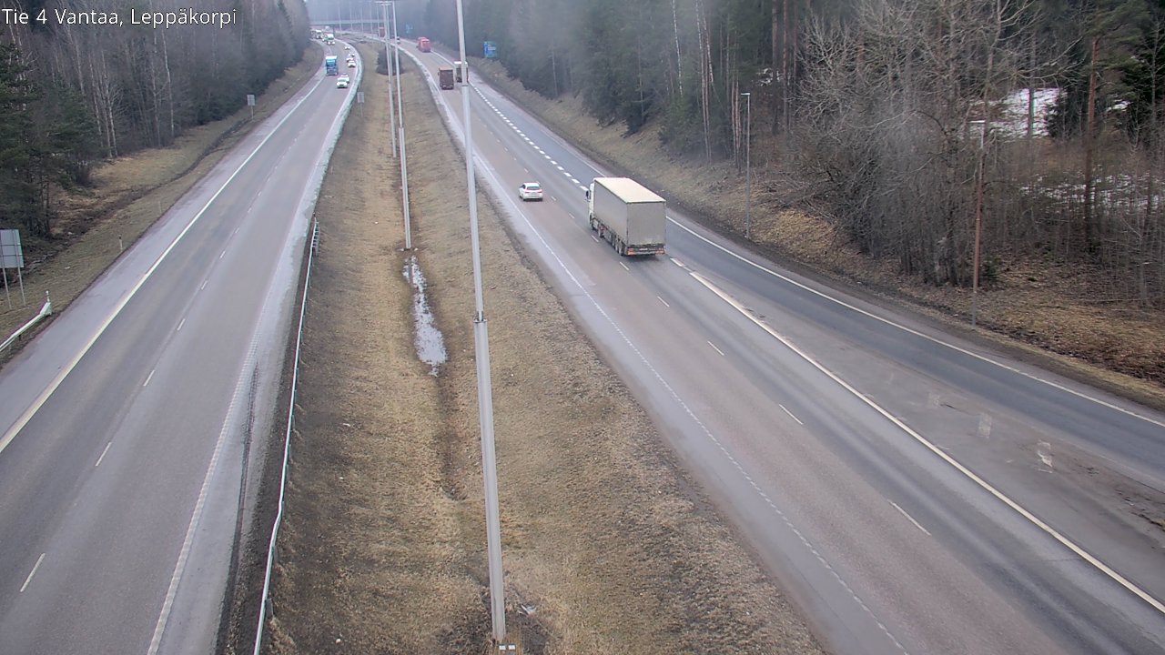 Weather Camera Image Road 4 Vantaa Leppäkorpi, Vantaa, Uusimaa