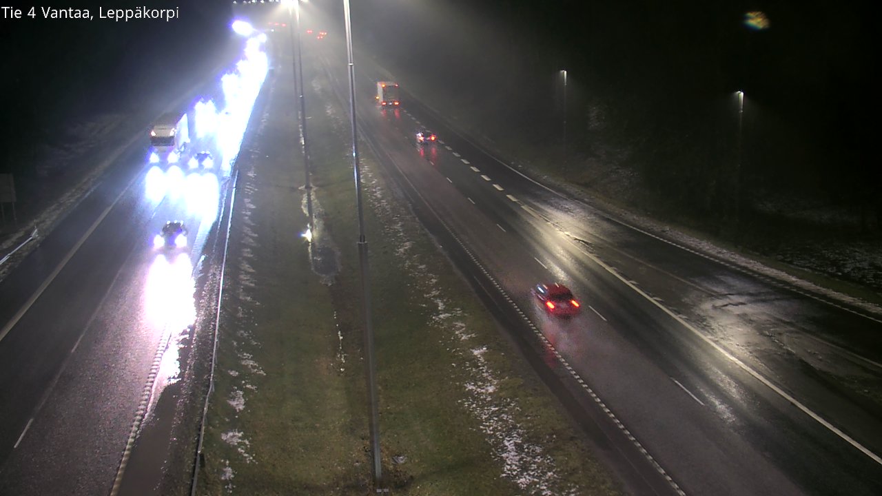 Weather Camera Image Väg 4 Vanda Alkärr, Vantaa, Uusimaa
