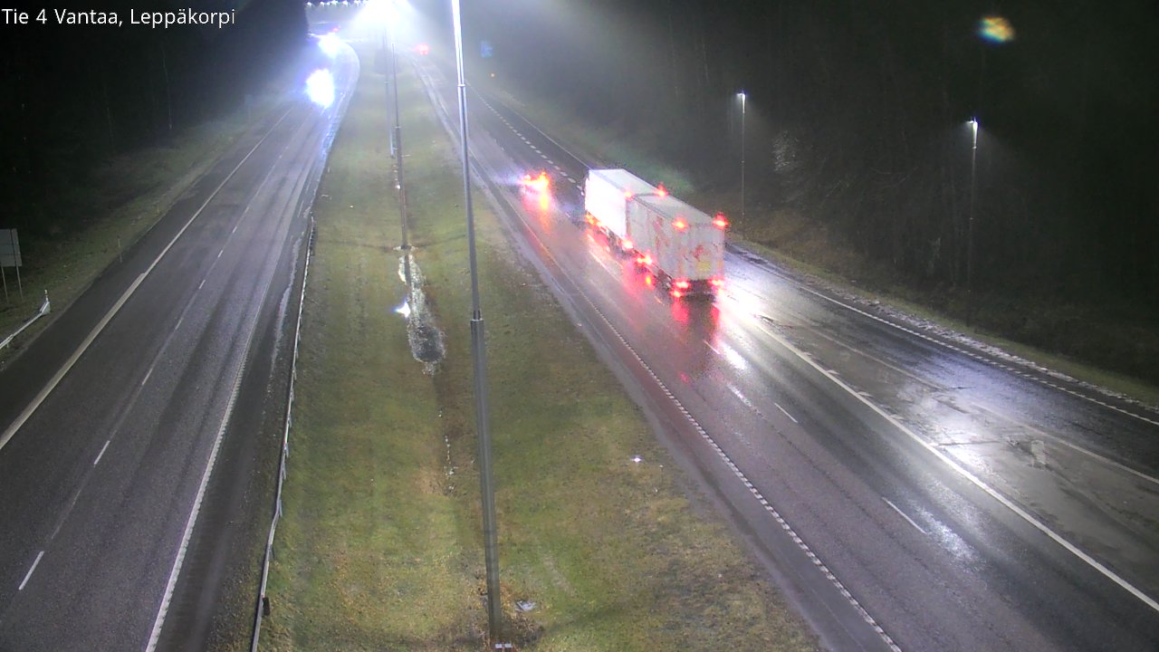 Weather Camera Image Väg 4 Vanda Alkärr, Vantaa, Uusimaa