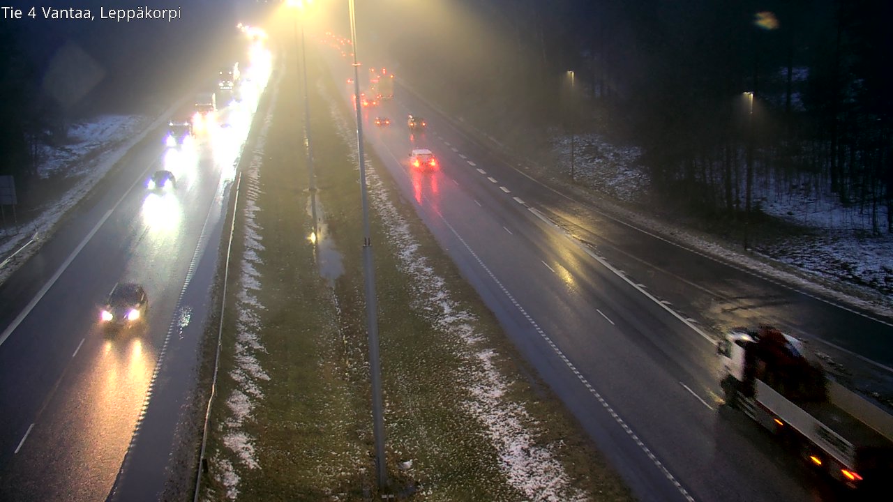 Weather Camera Image Väg 4 Vanda Alkärr, Vantaa, Uusimaa