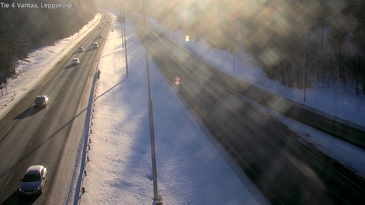 Weather Camera Image Road 4 Vantaa Leppäkorpi, Vantaa, Uusimaa