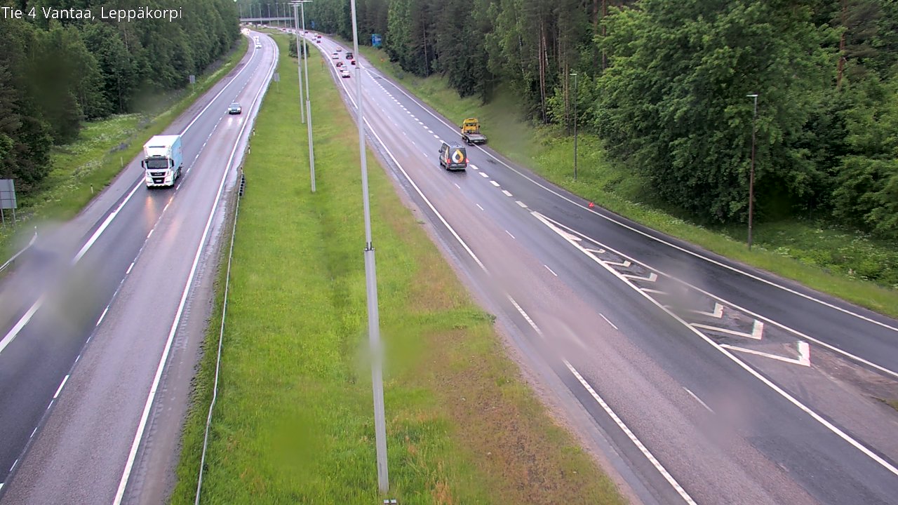 Weather Camera Image Road 4 Vantaa Leppäkorpi, Vantaa, Uusimaa