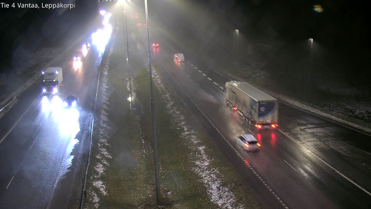 Weather Camera Image Väg 4 Vanda Alkärr, Vantaa, Uusimaa