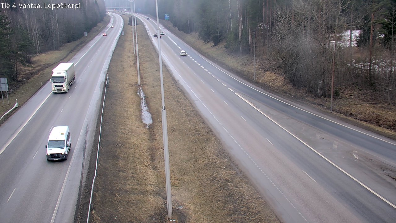 Weather Camera Image Road 4 Vantaa Leppäkorpi, Vantaa, Uusimaa