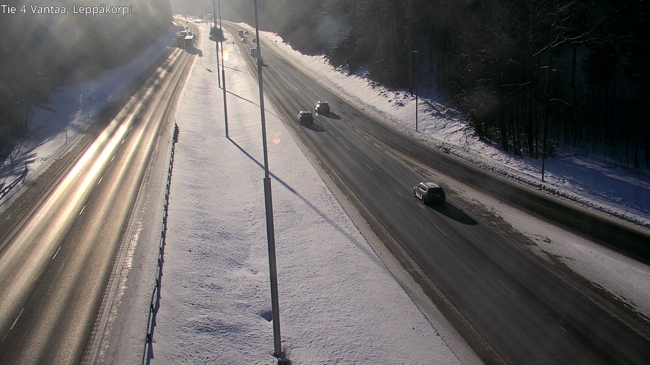 Weather Camera Image Road 4 Vantaa Leppäkorpi, Vantaa, Uusimaa