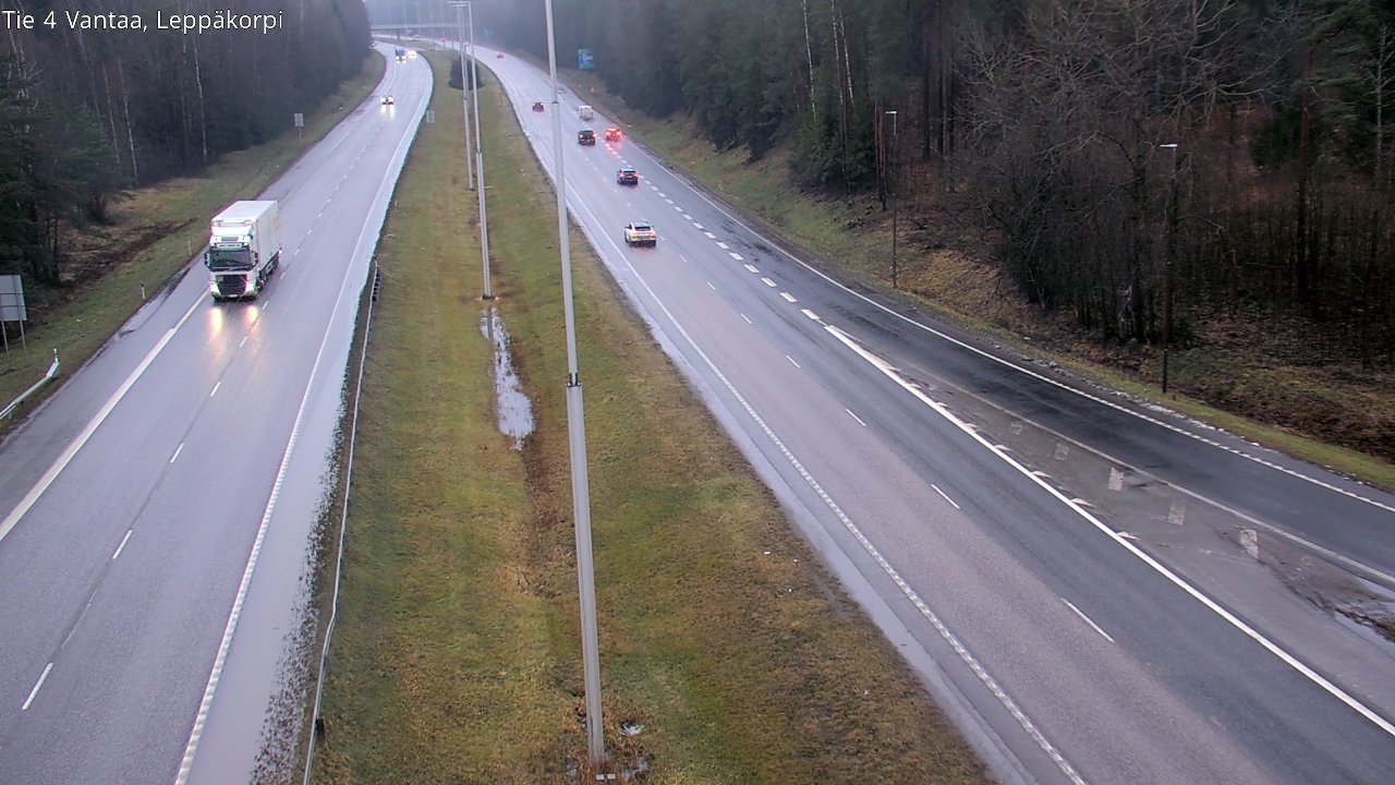 Weather Camera Image Väg 4 Vanda Alkärr, Vantaa, Uusimaa