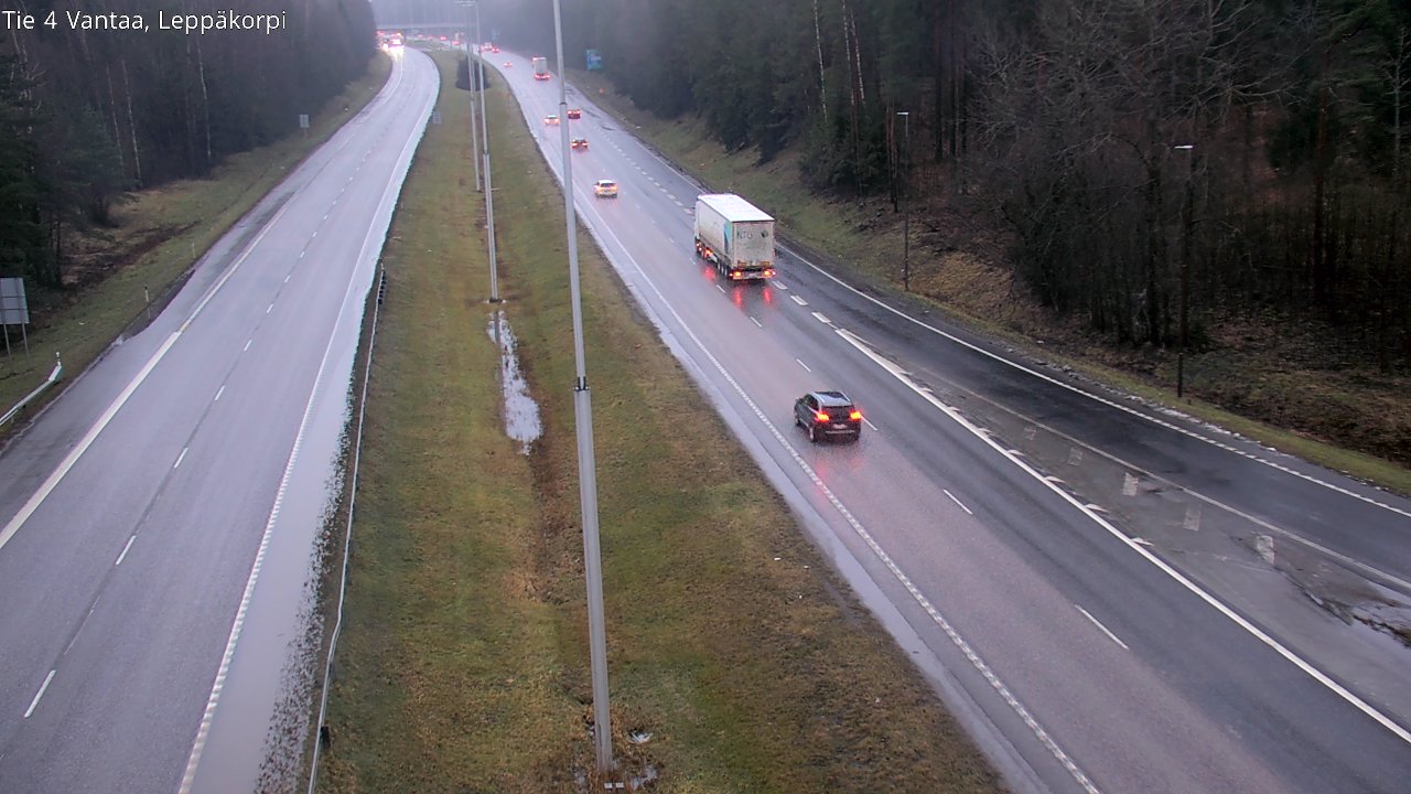 Weather Camera Image Väg 4 Vanda Alkärr, Vantaa, Uusimaa
