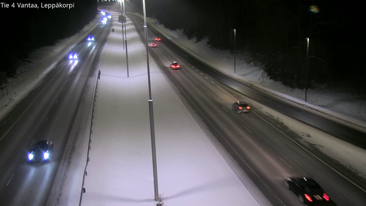 Weather Camera Image Road 4 Vantaa Leppäkorpi, Vantaa, Uusimaa