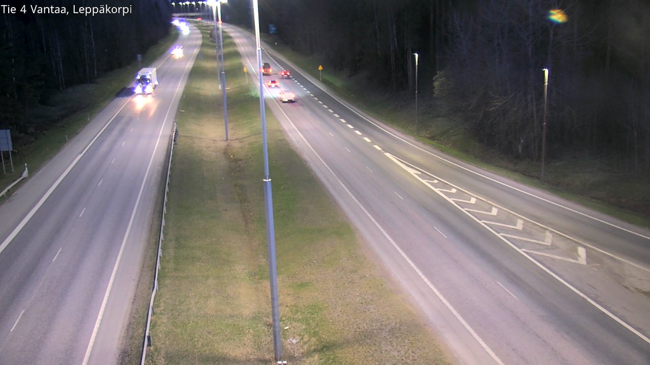 Weather Camera Image Road 4 Vantaa Leppäkorpi, Vantaa, Uusimaa