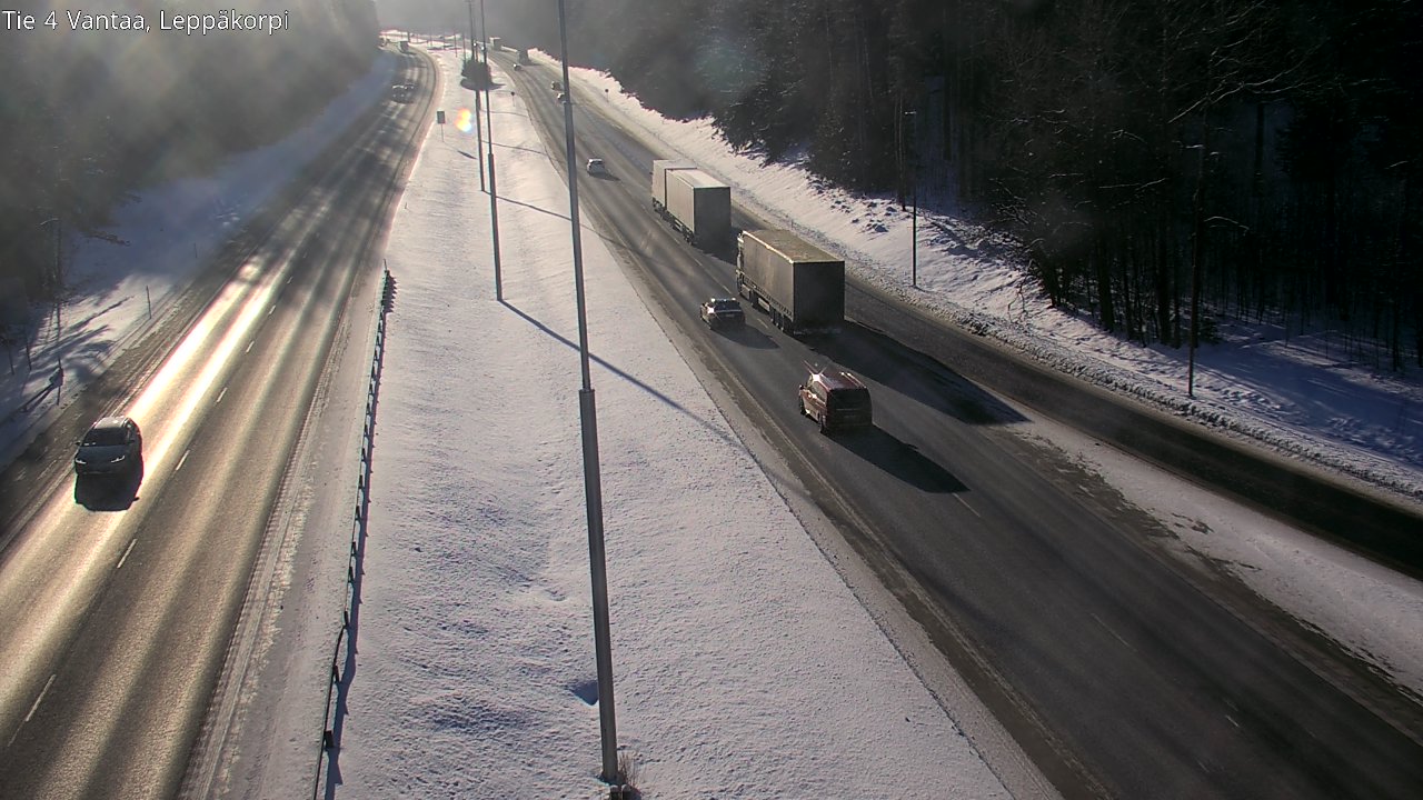 Weather Camera Image Road 4 Vantaa Leppäkorpi, Vantaa, Uusimaa