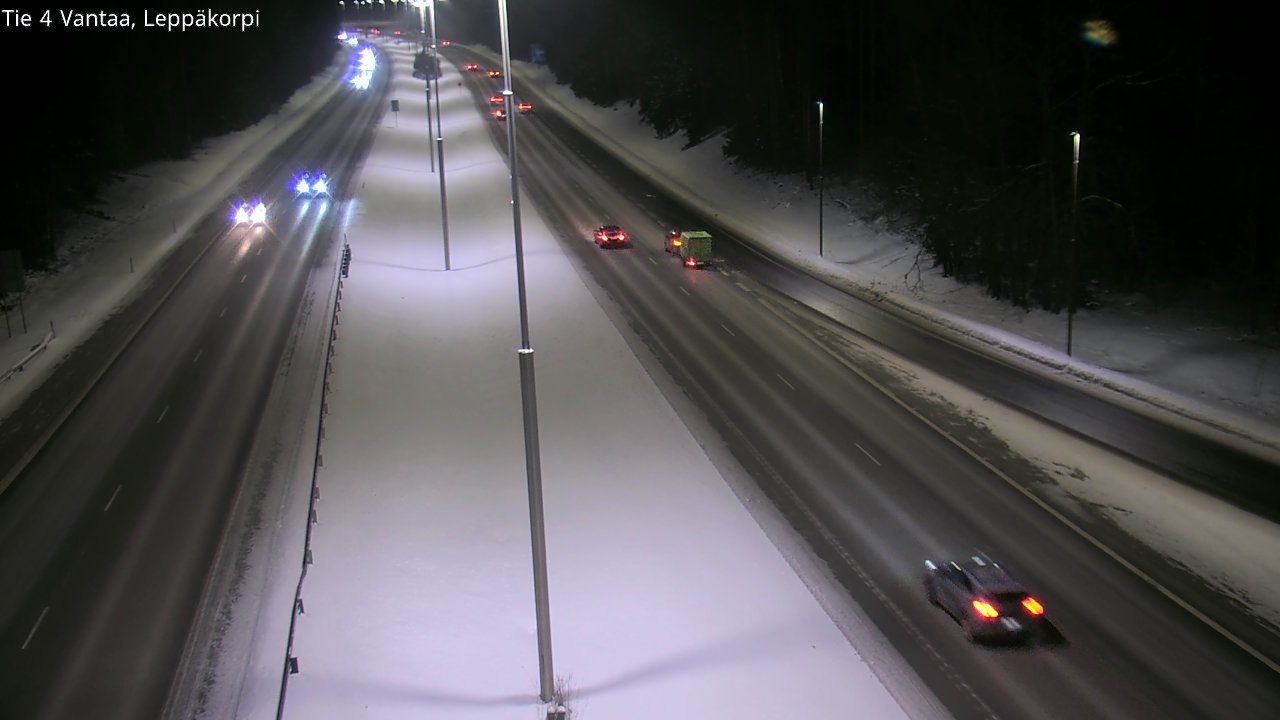 Weather Camera Image Road 4 Vantaa Leppäkorpi, Vantaa, Uusimaa