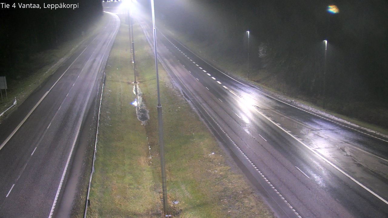 Weather Camera Image Väg 4 Vanda Alkärr, Vantaa, Uusimaa
