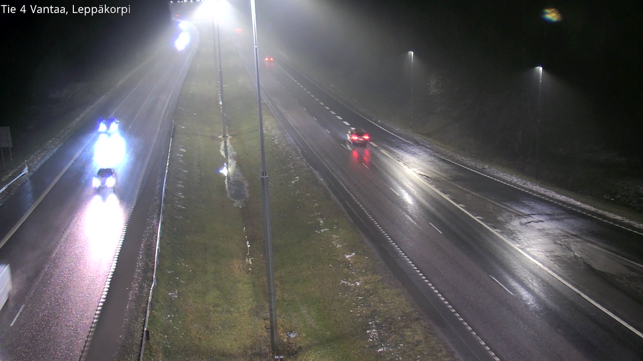 Weather Camera Image Väg 4 Vanda Alkärr, Vantaa, Uusimaa