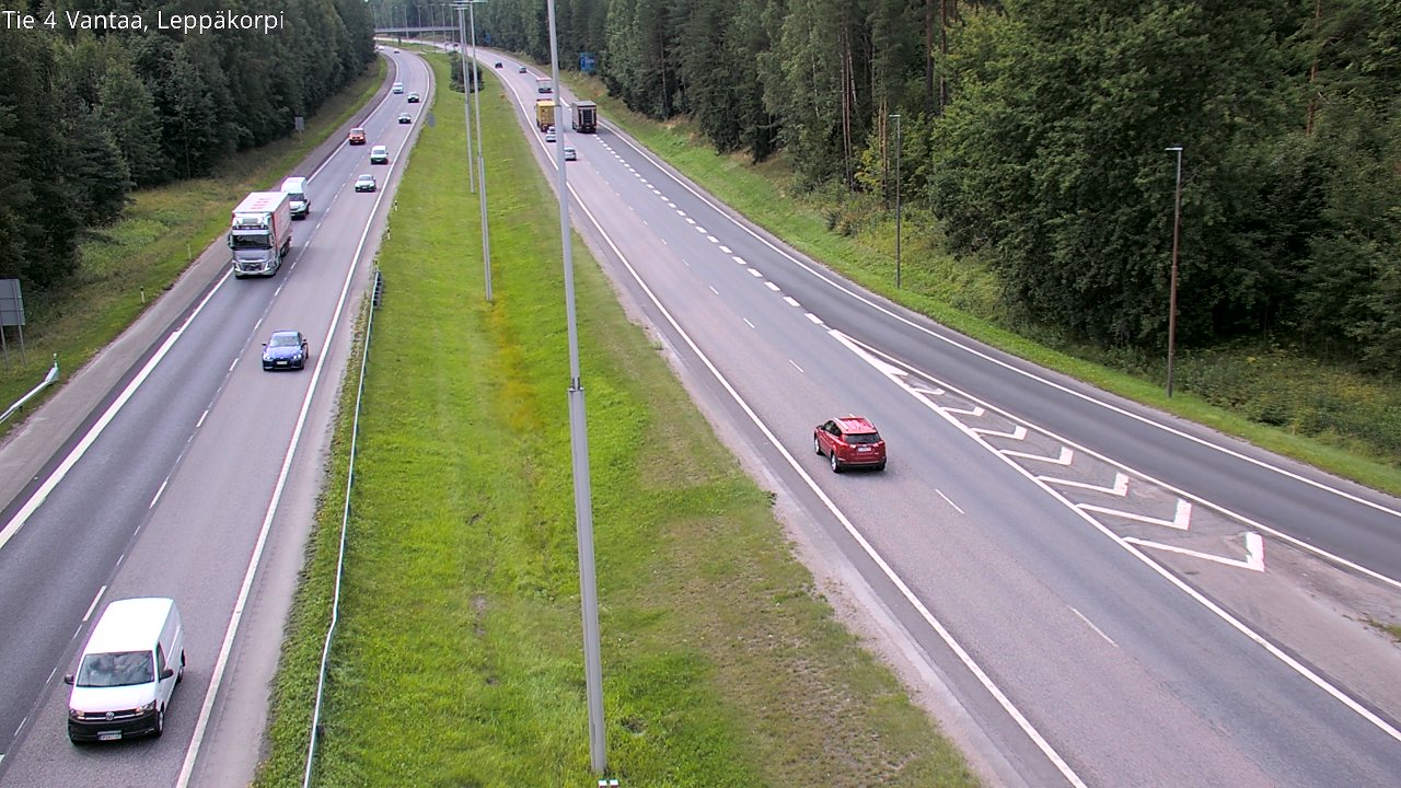 Weather Camera Image Road 4 Vantaa Leppäkorpi, Vantaa, Uusimaa