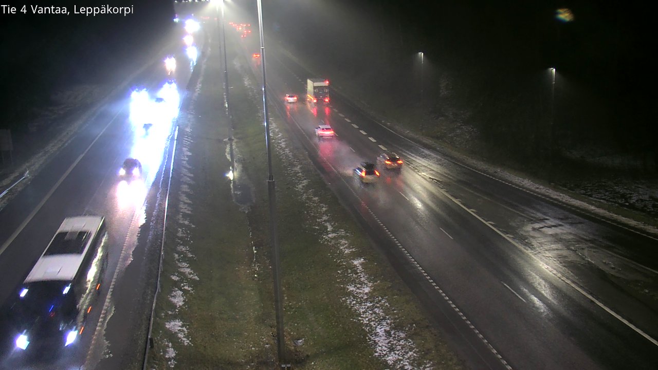 Weather Camera Image Väg 4 Vanda Alkärr, Vantaa, Uusimaa