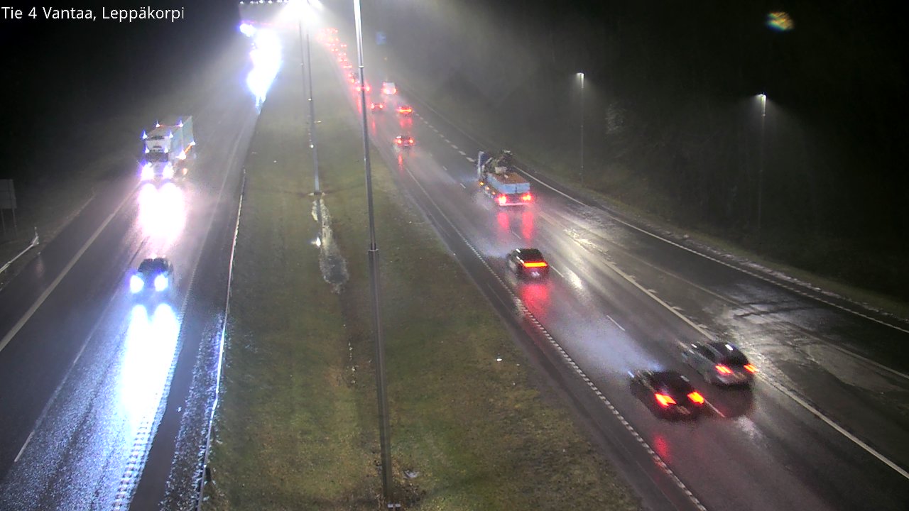 Weather Camera Image Väg 4 Vanda Alkärr, Vantaa, Uusimaa