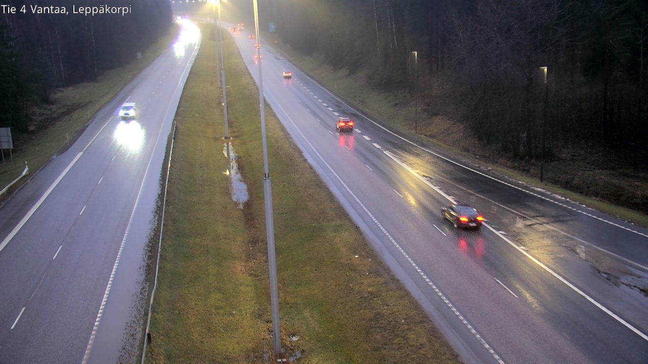 Weather Camera Image Väg 4 Vanda Alkärr, Vantaa, Uusimaa
