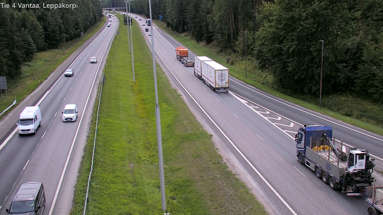 Weather Camera Image Road 4 Vantaa Leppäkorpi, Vantaa, Uusimaa