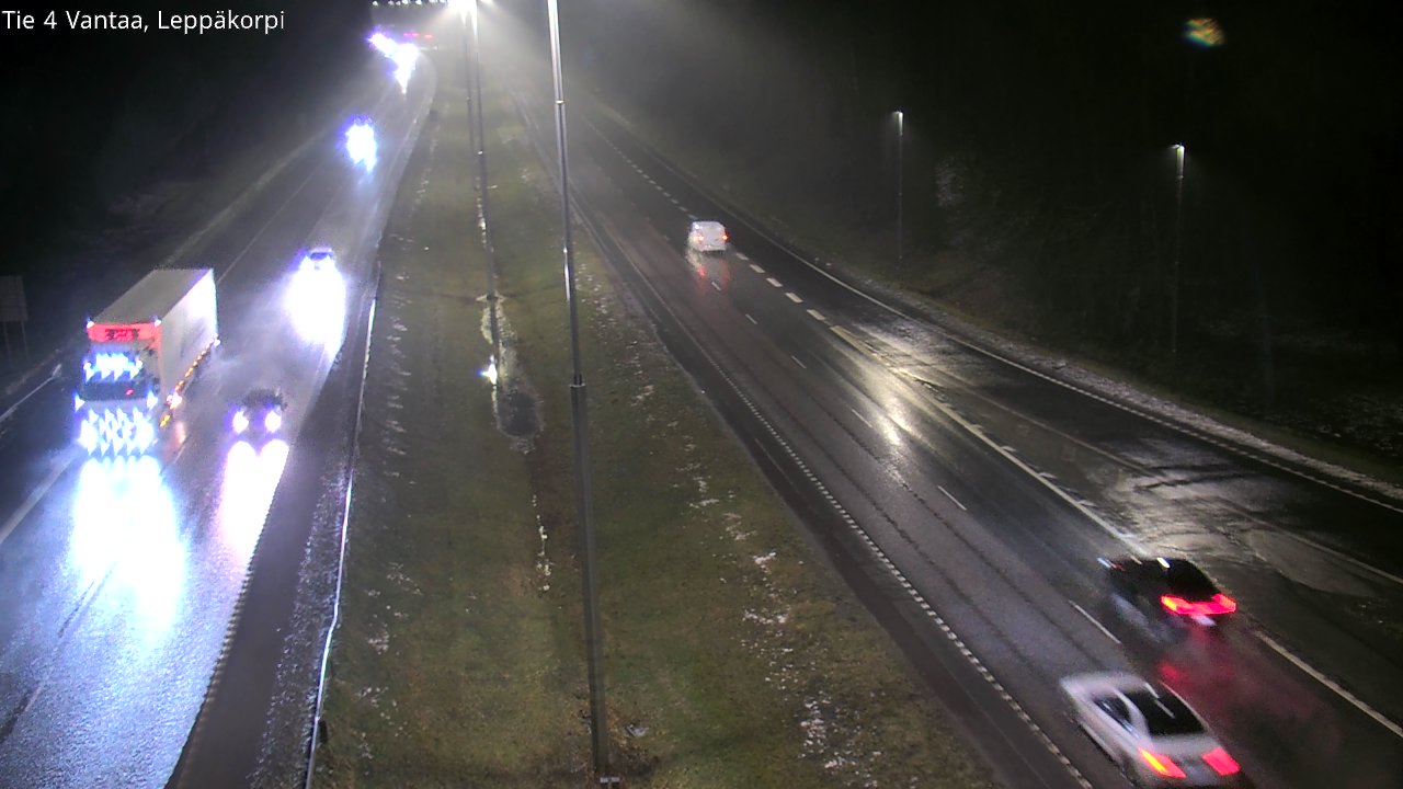 Weather Camera Image Väg 4 Vanda Alkärr, Vantaa, Uusimaa