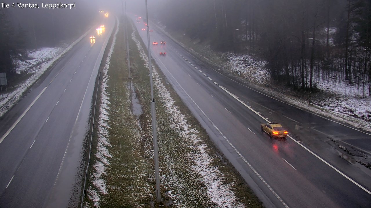 Weather Camera Image Väg 4 Vanda Alkärr, Vantaa, Uusimaa