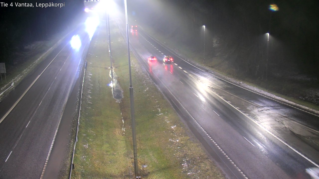 Weather Camera Image Väg 4 Vanda Alkärr, Vantaa, Uusimaa