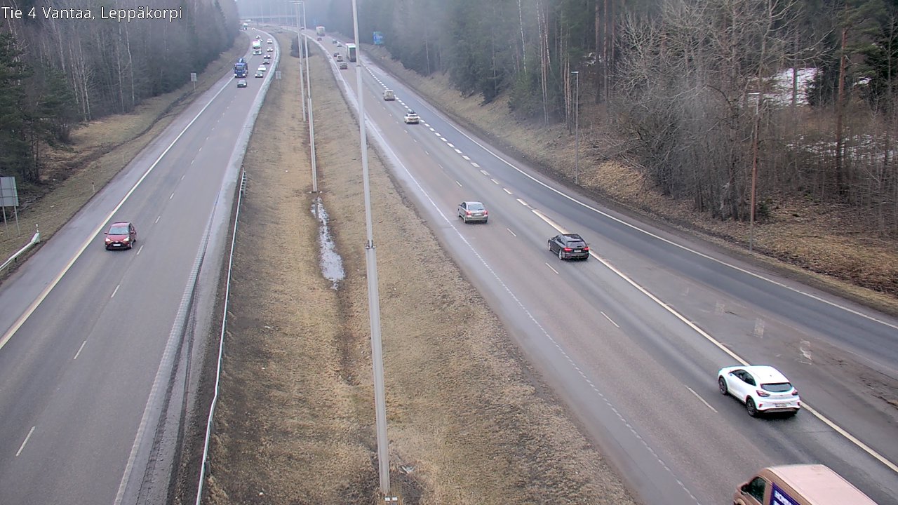 Weather Camera Image Road 4 Vantaa Leppäkorpi, Vantaa, Uusimaa