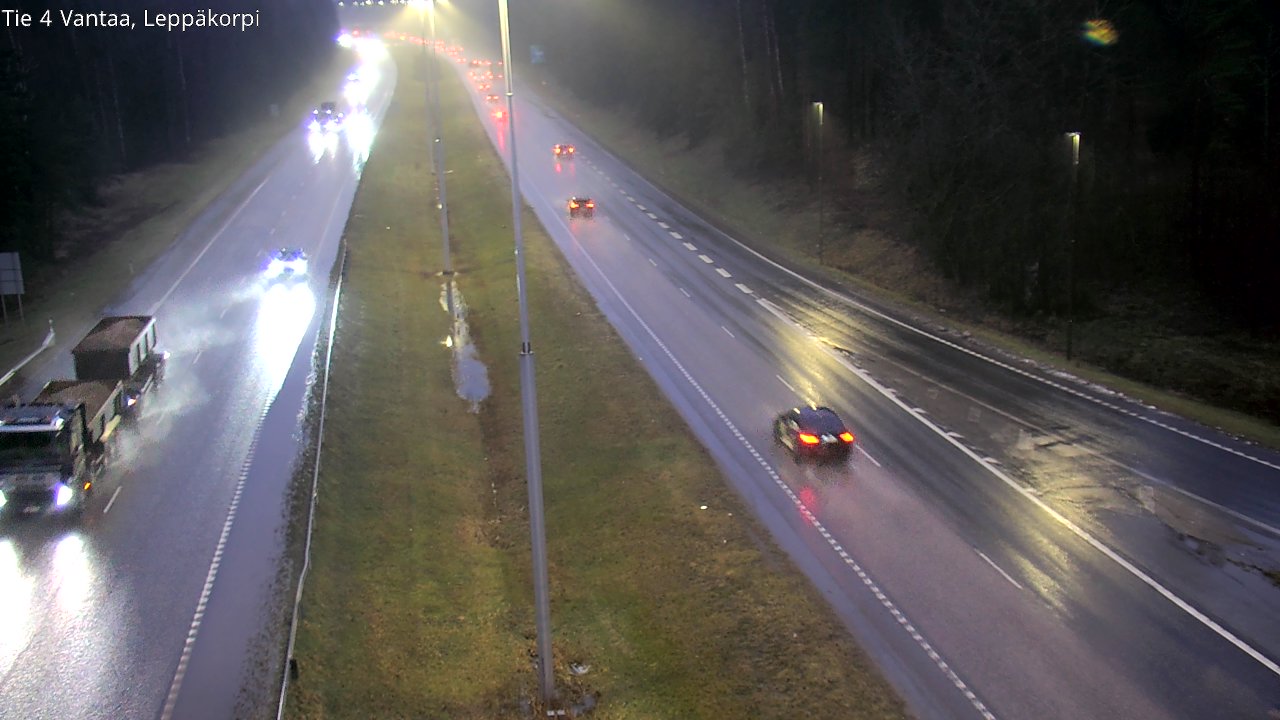 Weather Camera Image Väg 4 Vanda Alkärr, Vantaa, Uusimaa