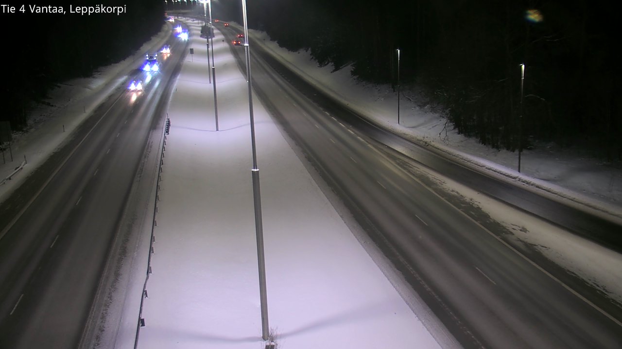 Weather Camera Image Road 4 Vantaa Leppäkorpi, Vantaa, Uusimaa