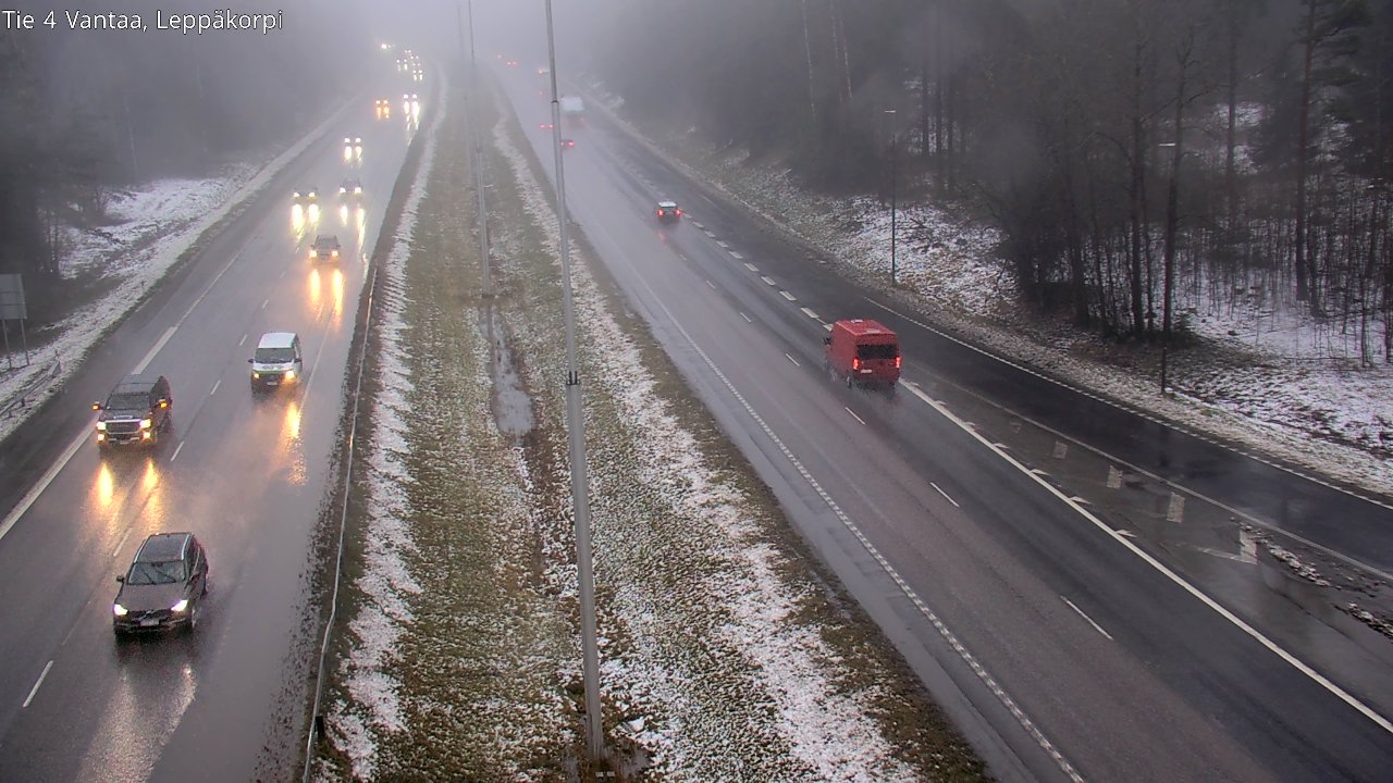 Weather Camera Image Väg 4 Vanda Alkärr, Vantaa, Uusimaa