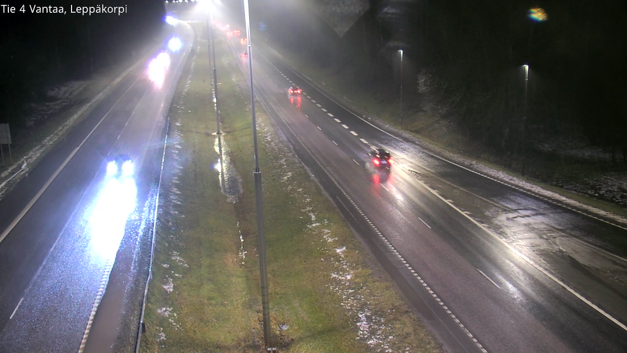 Weather Camera Image Väg 4 Vanda Alkärr, Vantaa, Uusimaa