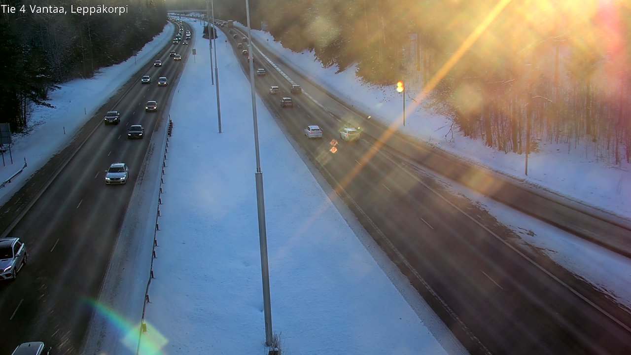 Weather Camera Image Road 4 Vantaa Leppäkorpi, Vantaa, Uusimaa