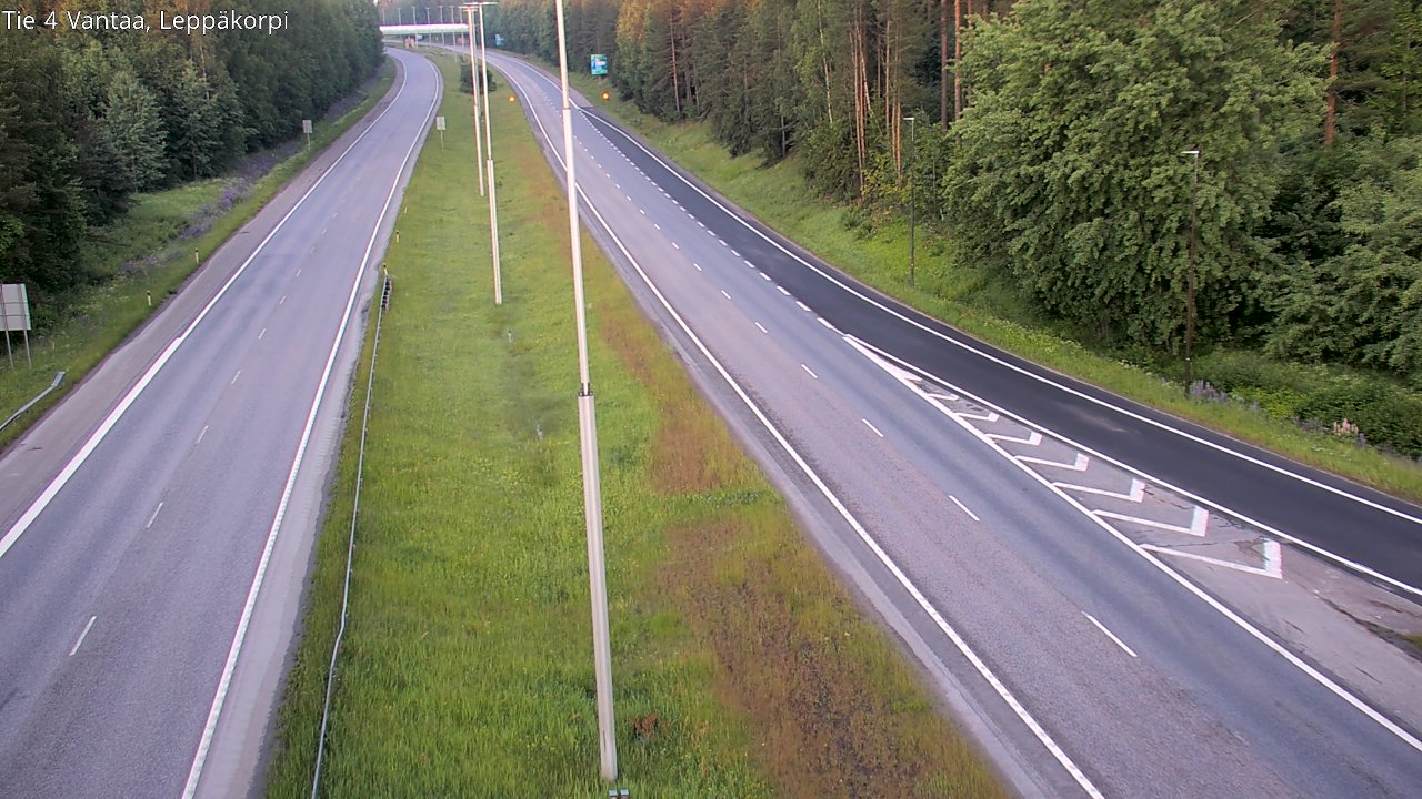 Weather Camera Image Road 4 Vantaa Leppäkorpi, Vantaa, Uusimaa